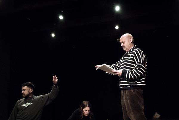 Javi Rodenas (Calibán), Sayo Almeida (Trínculo) y Rafa Núñez (Stephano) | 10 marzo 2016